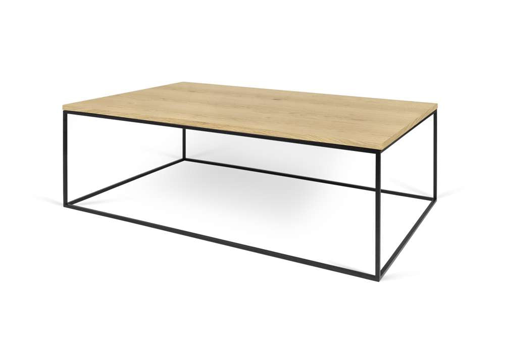 TEMAHOME - Gleam 47x30 Coffee Table  in Oak / Black Lacquered Steel - 9500626647 veiw 3