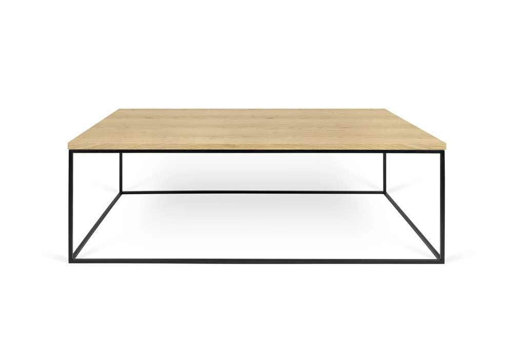 TEMAHOME - Gleam 47x30 Coffee Table  in Oak / Black Lacquered Steel - 9500626647 veiw 4