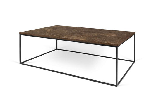 TEMAHOME - Gleam 47x30 Coffee Table in Rusty / Black Steel - 9500626661 veiw 2