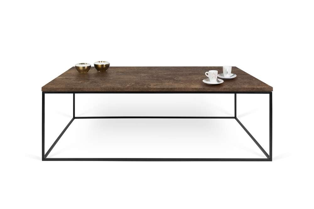 TEMAHOME - Gleam 47x30 Coffee Table in Rusty / Black Steel - 9500626661 veiw 3
