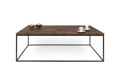 TEMAHOME - Gleam 47x30 Coffee Table in Rusty / Black Steel - 9500626661 veiw 3