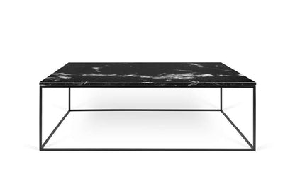 TEMAHOME - Gleam 47x30-Top Marble Coffee Table in Black Marble / Black Lacquered Steel - 9500625992 veiw 1