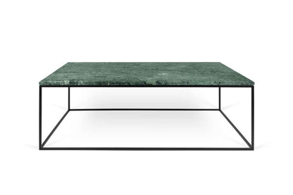 TEMAHOME - Gleam 47x30-Top Marble Coffee Table in Green Marble / Black Lacquered Steel - 9500626012 veiw 1