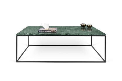 TEMAHOME - Gleam 47x30-Top Marble Coffee Table in Green Marble / Black Lacquered Steel - 9500626012 veiw 2