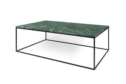 TEMAHOME - Gleam 47x30-Top Marble Coffee Table in Green Marble / Black Lacquered Steel - 9500626012 veiw 4