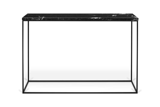 TEMAHOME - Gleam Marble-Top Console in Black Marble / Black - 9500628900 veiw 1