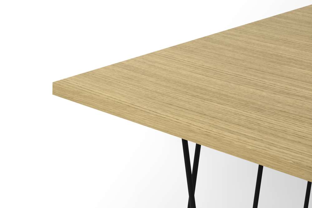 TEMAHOME - Helix 20x20 Side Table  in Oak / Black Lacquered Steel - 9500626838 veiw 4