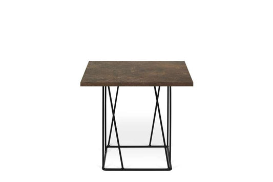 TEMAHOME - Helix 20x20 Side Table  in Rusty Look / Black Lacquered Steel - 9500626852 veiw 1