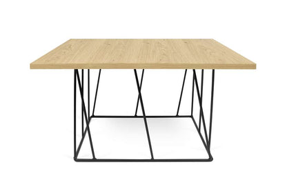 TEMAHOME - Helix 30x30 Coffee Table  in Oak / Black Lacquered Steel - 9500626883 veiw 1