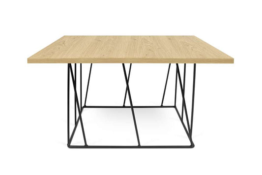 TEMAHOME - Helix 30x30 Coffee Table  in Oak / Black Lacquered Steel - 9500626883 veiw 1