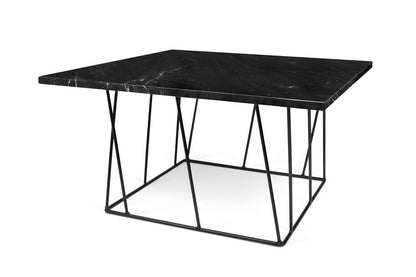 TEMAHOME - Helix 30x30 Marble-Top Coffee Table in Black Marble / Black Lacquered Steel - 9500627378 veiw 2