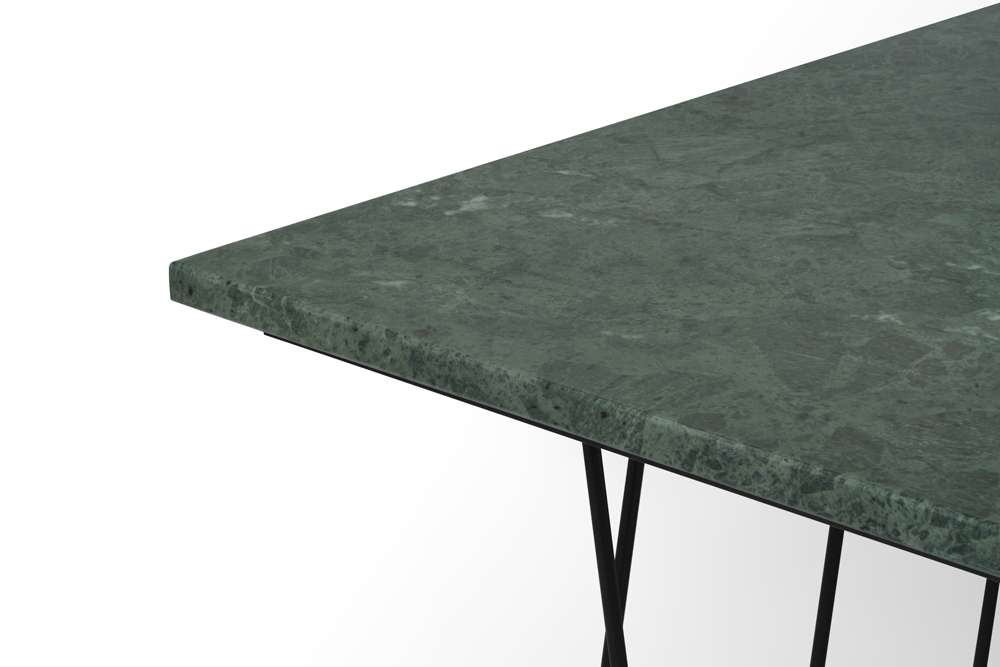 TEMAHOME - Helix 47x30 Marble-Top Coffee Table in Green Marble / Black Lacquered Steel - 9500627439 veiw 4