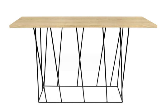 TEMAHOME - Helix Console in Oak / Black Lacquered Steel - 9500626982 veiw 1