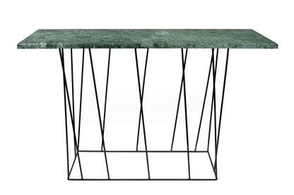 TEMAHOME - Helix Marble-Top Console in Green Marble / Black Lacquered Steel - 9500627484 veiw 1