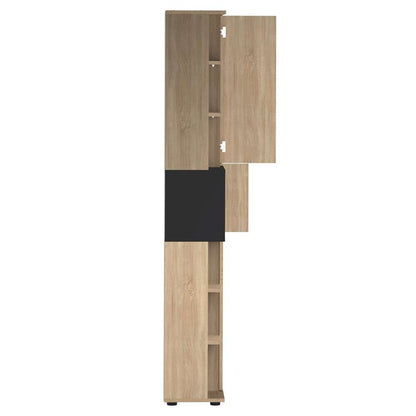 TEMAHOME - Kube Bathroom Column in Natural Oak Color / Black - E6490A0734A01 veiw 4