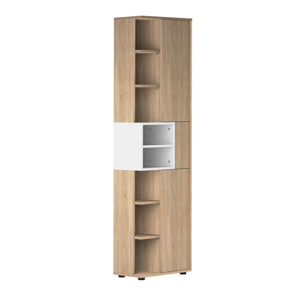 TEMAHOME - Kube Bathroom Column in Natural Oak Color / White - E6490A0334A01 veiw 2
