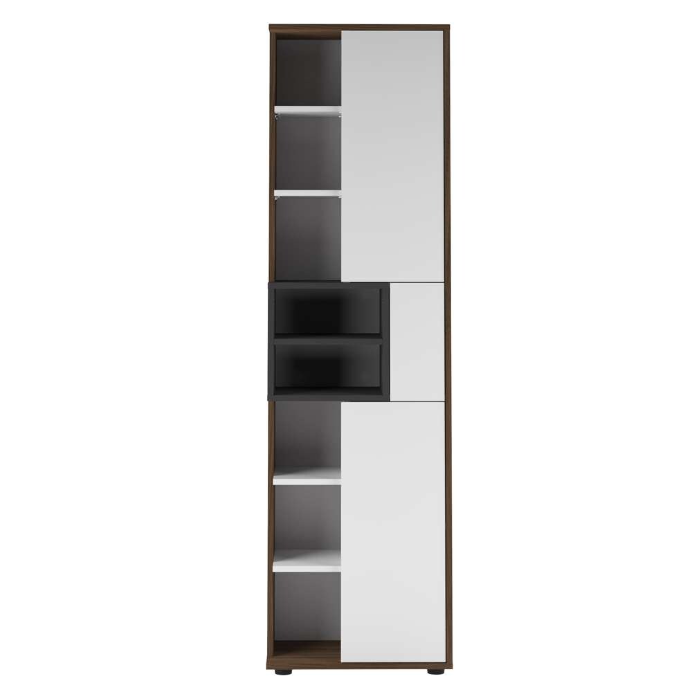 TEMAHOME - Kube Bathroom Column in Walnut Color / Grey - E6490A0921A01 veiw 1