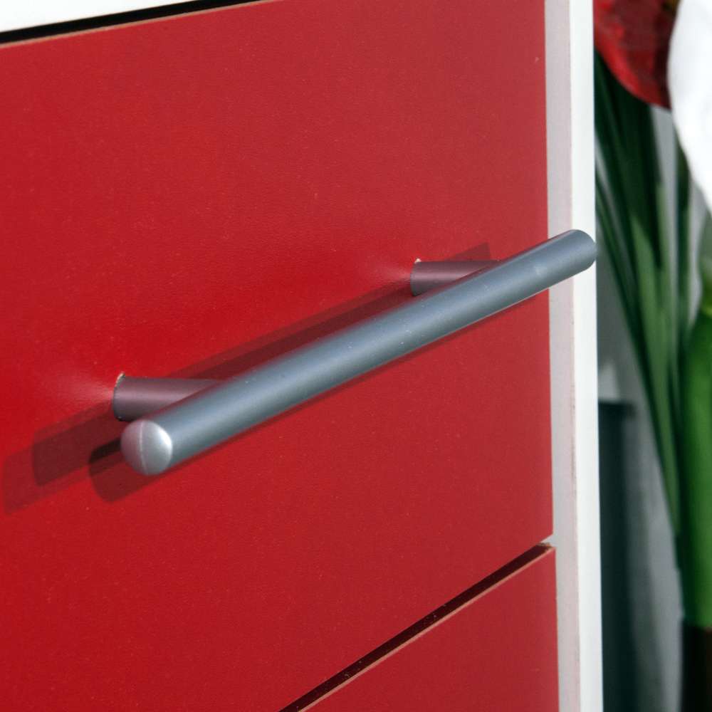 TEMAHOME - Marius Kitchen Trolley in White / Red - E8035A2179A80 veiw 3