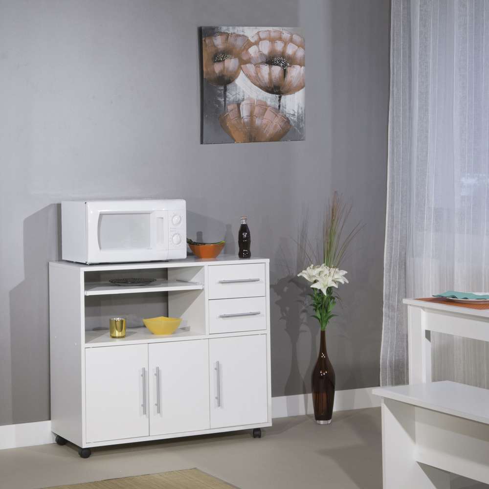 TEMAHOME - Marius Kitchen Trolley in White - E8035A2121A80 veiw 2