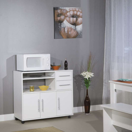 TEMAHOME - Marius Kitchen Trolley in White - E8035A2121A80 veiw 2