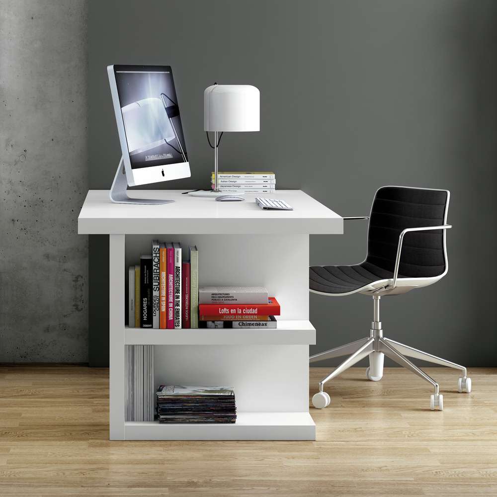 TEMAHOME - Multi 71in Table Top with Storage Legs in Pure White - 9500620881 veiw 4