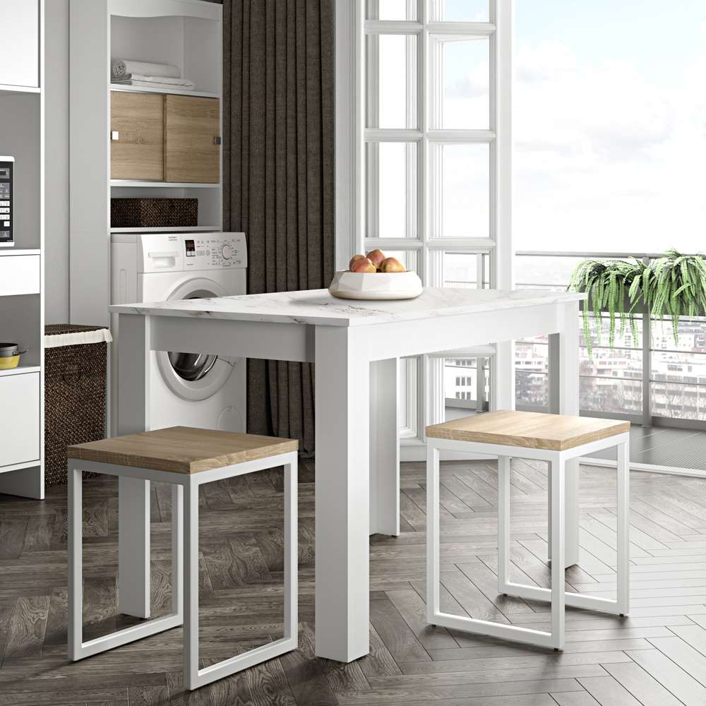 TEMAHOME - Nice Dining Table in White / Marble Look - E2280A2145X00 veiw 6