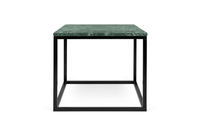 TEMAHOME - Prairie 20X20 Marble End Table in Green Marble Top/Black Lacquered Steel Legs - 9500626722 veiw 1
