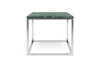 TEMAHOME - Prairie 20X20 Marble End Table in Green Marble Top/Chrome Legs - 9500626715 veiw 1