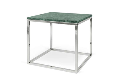 TEMAHOME - Prairie 20X20 Marble End Table in Green Marble Top/Chrome Legs - 9500626715 veiw 2