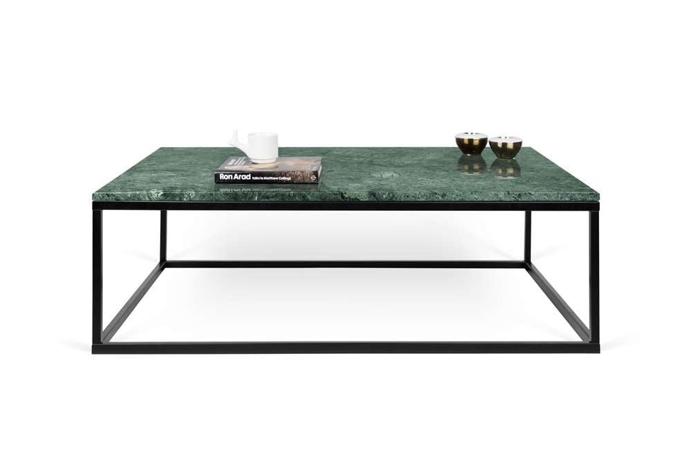 TEMAHOME - Prairie 47X30 Marble Coffee Table in Green Marble Top/Black Lacquered Steel Legs - 9500626692 veiw 3