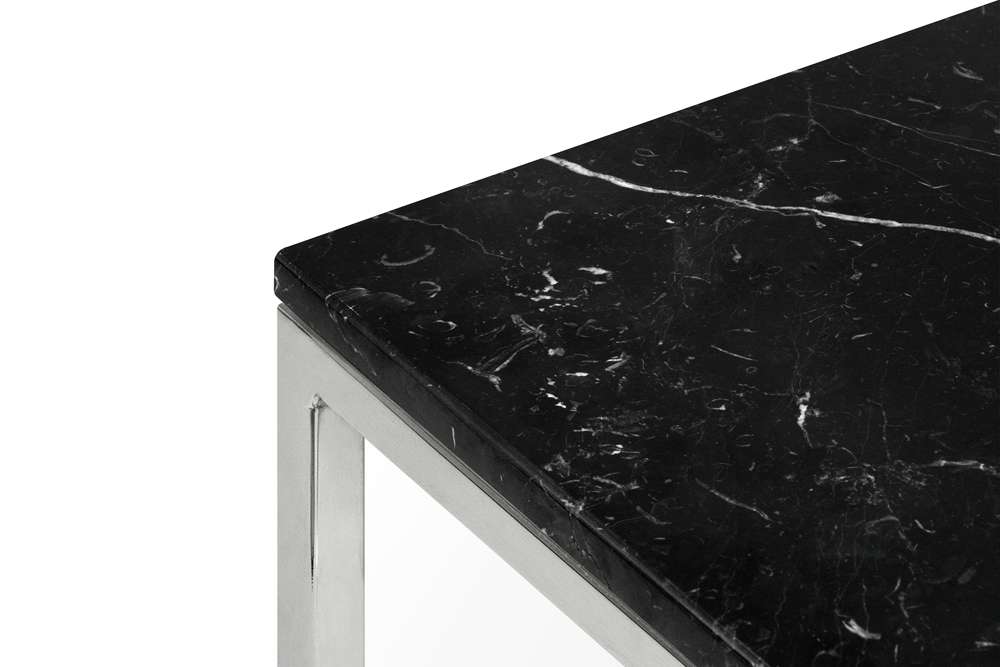 TEMAHOME - Prairie 47X30 Marble Coffee Table in Black Marble Top / Chrome Legs - 9500624926 veiw 4