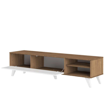 TEMAHOME - Prism TV Stand in Walnut Color / White - E3170A3521A01 veiw 3