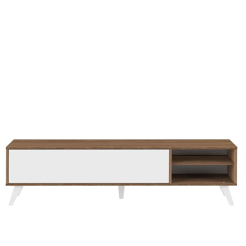 TEMAHOME - Prism TV Stand in Walnut Color / White - E3170A3521A01 veiw 4
