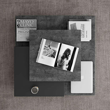 TEMAHOME - Slate 35X35 Coffee Table in Concrete Look / Pure Black - 9500627132 veiw 5