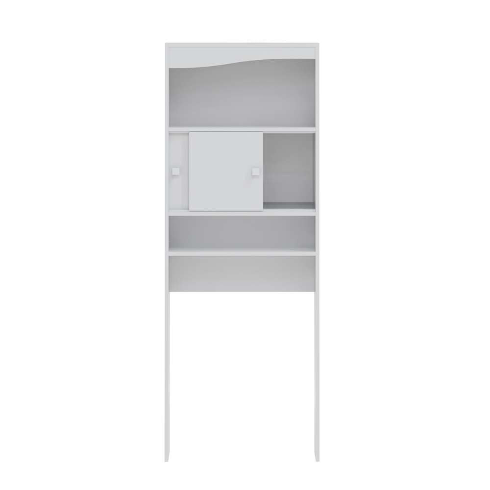 TEMAHOME - Wave Toilet Storage Cabinet in White - E6090A2121A17 veiw 2