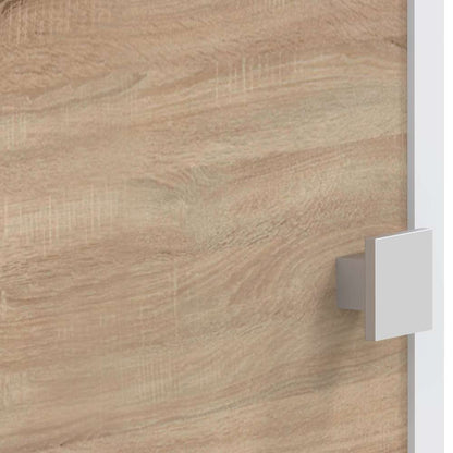 TEMAHOME - Wave Toilet Storage Cabinet in White / Natural Oak Color - E6090A2134A17 veiw 5
