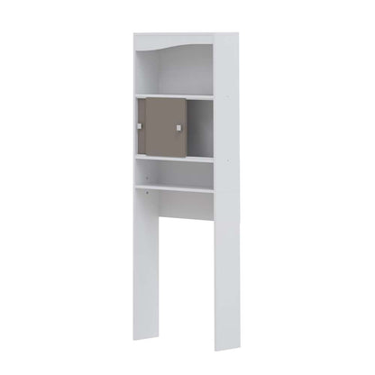 TEMAHOME - Wave Toilet Storage Cabinet in White / Taupe - E6090A2191A17 veiw 4