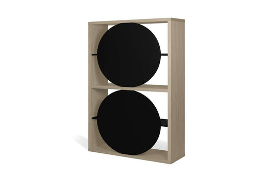 TEMAHOME - Zero Shelving Unit in Light Oak / Pure Black - 9500322228 veiw 2