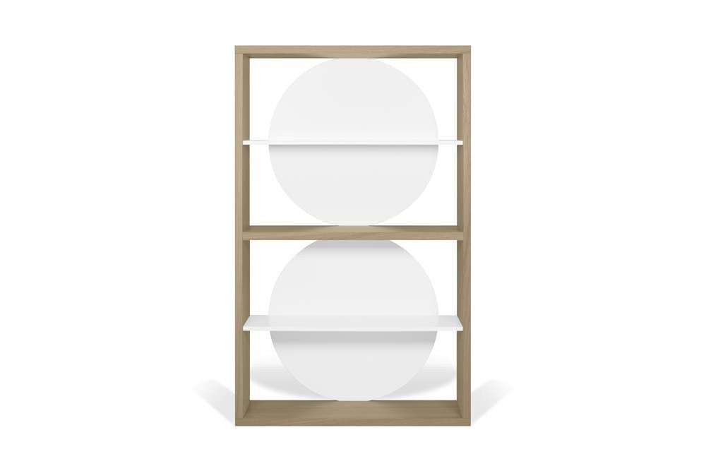 TEMAHOME - Zero Shelving Unit in Light Oak / Pure White / Black - 9500322211 veiw 1