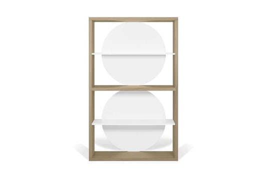 TEMAHOME - Zero Shelving Unit in Light Oak / Pure White / Black - 9500322211 veiw 1