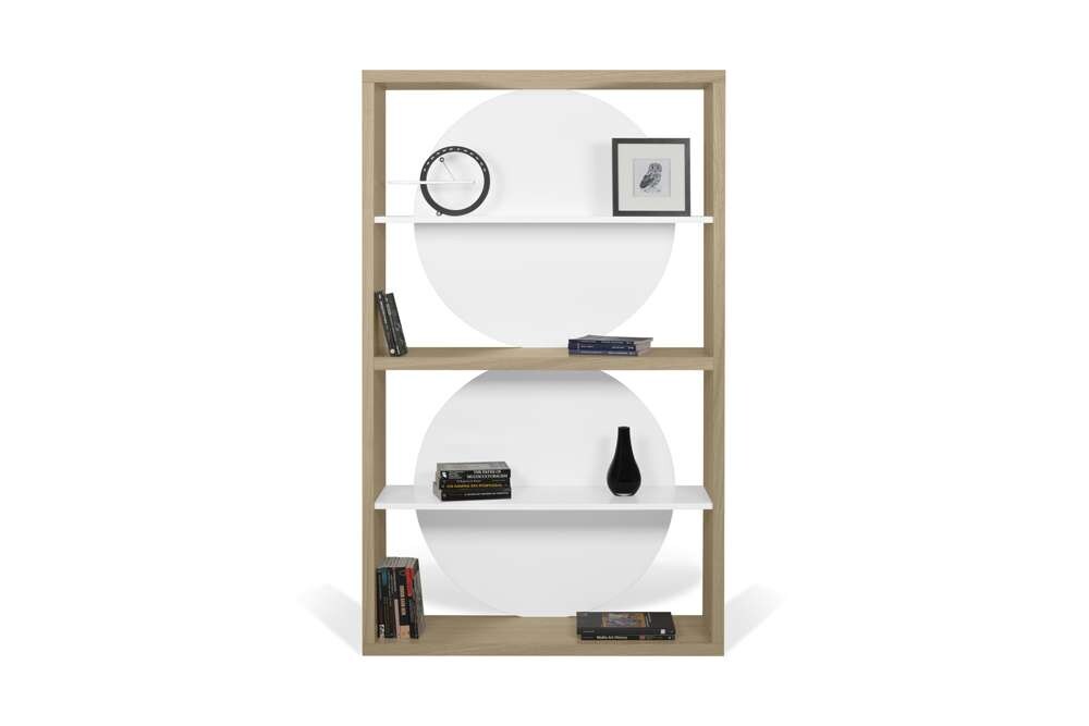 TEMAHOME - Zero Shelving Unit in Light Oak / Pure White / Black - 9500322211 veiw 3
