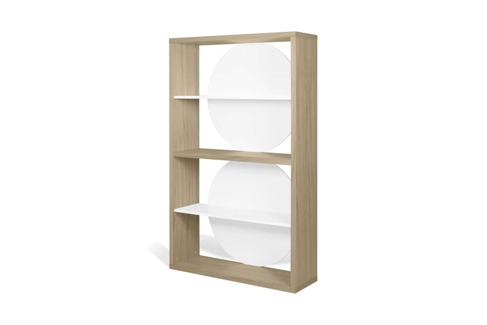 TEMAHOME - Zero Shelving Unit in Light Oak / Pure White / Black - 9500322211 veiw 4
