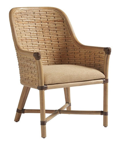 Tommy Bahama Home - Los Altos Keeling Woven Arm Chair in Beige - 01-0566-883-01 veiw 1