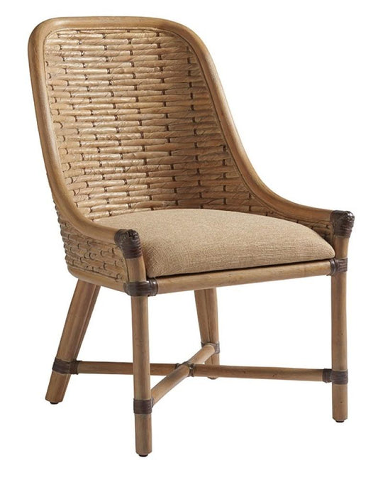 Tommy Bahama Home - Los Altos Keeling Woven Side Chair in Beige - 01-0566-882-01 veiw 1