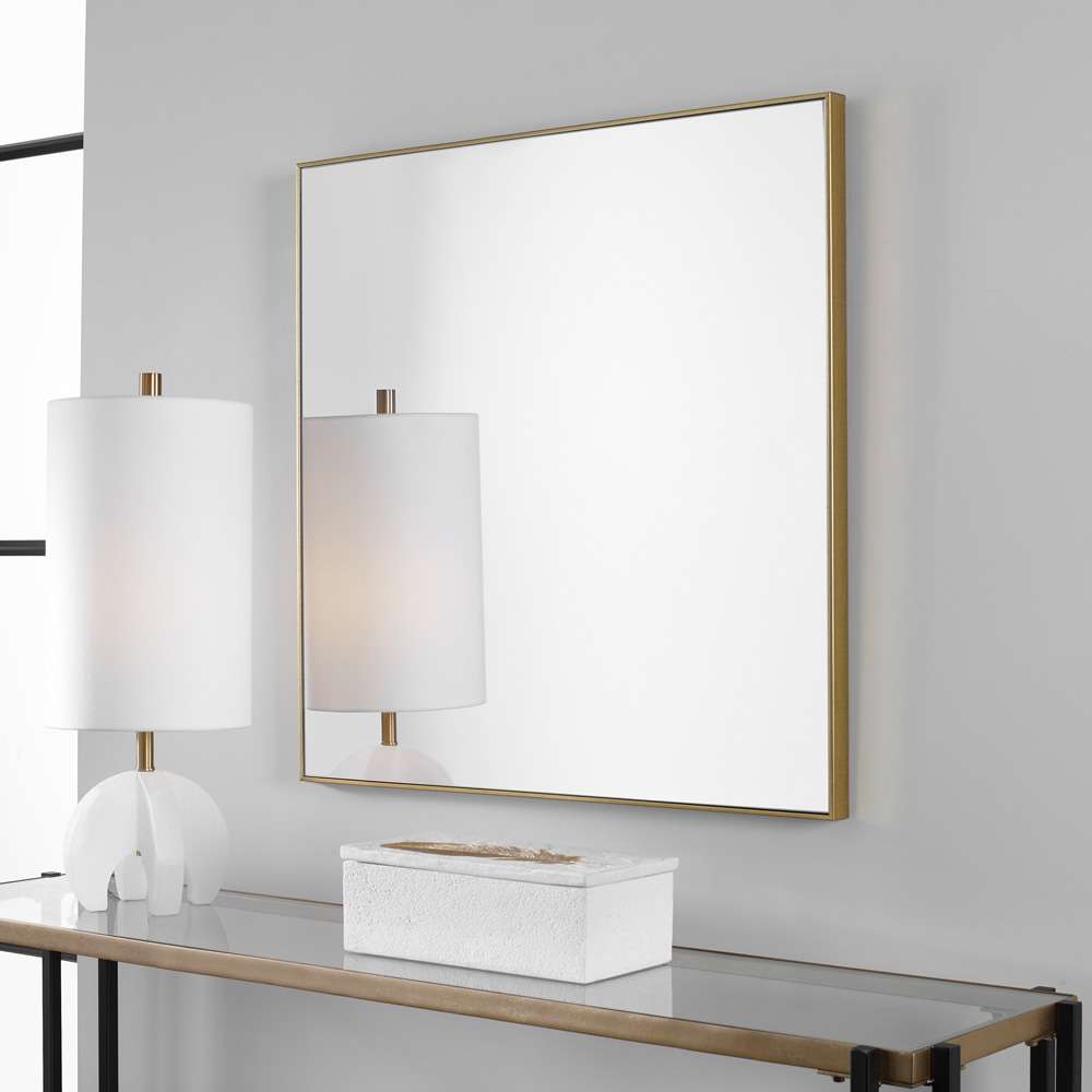 Uttermost - Alexo Gold Square Mirror - 09715 veiw 2