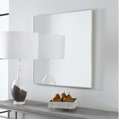 Uttermost - Alexo Silver Square Mirror - 09716 veiw 2