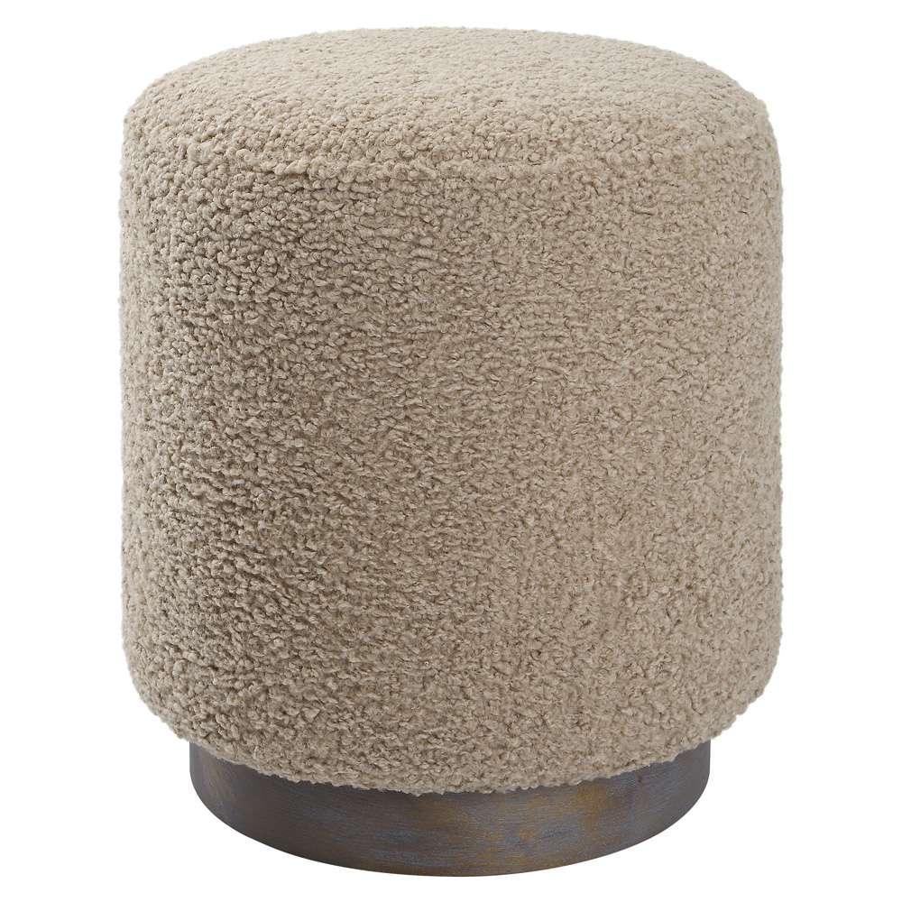 Uttermost - Avila Latte Round Ottoman - 23714 veiw 1