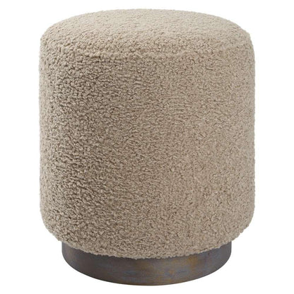 Uttermost - Avila Latte Round Ottoman - 23714 veiw 1