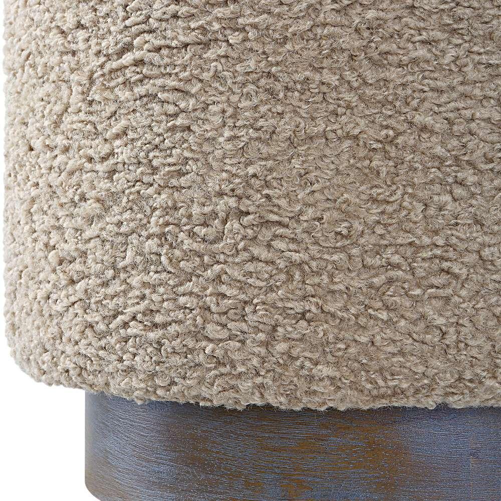 Uttermost - Avila Latte Round Ottoman - 23714 veiw 3