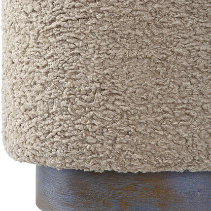 Uttermost - Avila Latte Round Ottoman - 23714 veiw 3